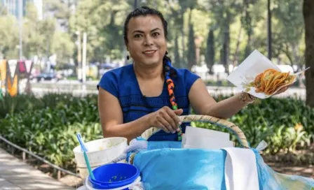 Video: Lady Tacos de Canasta fue despojada de su bicicleta por policías de la Ciudad de México