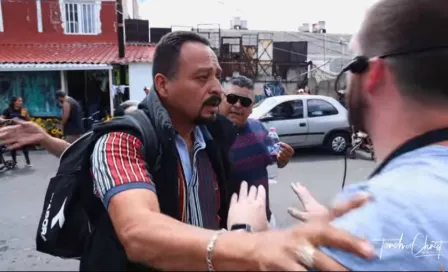 Video: Predicador estadounidense encaró creyentes de la Santa Muerte en Tepito