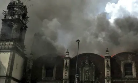 Iglesia de San Hipólito: Recinto religioso se incendia