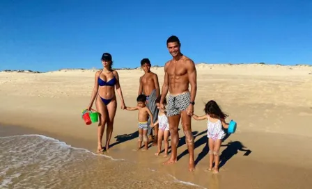 Cristiano Ronaldo: Presumió sus vacaciones con Georgina Rodríguez y su familia