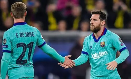 Frenkie de Jong: "Messi sigue en el chat del equipo"