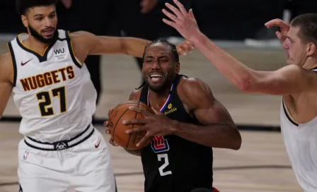 NBA: Clippers y Kawhi Leonard aplastaron a Nuggets en el primer partido de la serie