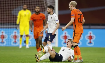 UEFA Nations League: Nicolo Zaniolo salió lesionado en victoria de Italia ante Holanda