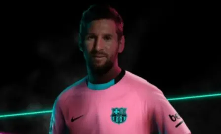 Barcelona: Presentó su tercera equipación color rosa con Messi a la cabeza