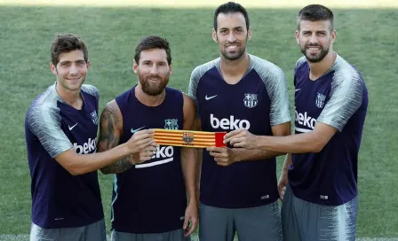 Barcelona: Messi, Piqué, Busquets y Sergi Robeto repiten como capitanes del Barça