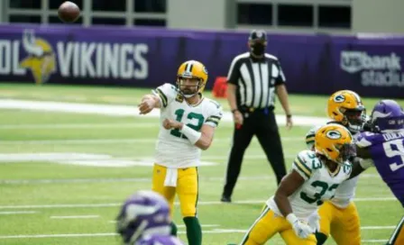 NFL: Aaron Rodgers se luce en paliza de Packers sobre Vikings