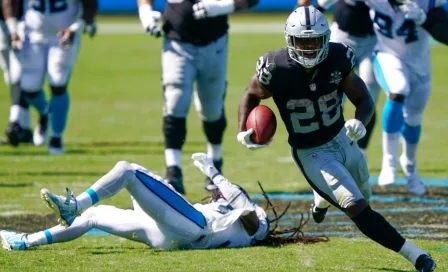 NFL: Raiders venció a Panthers con tres touchdowns de Josh Jacobs