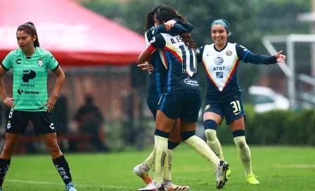 América Femenil: Las Águilas le remontaron a Santos y son sublíderes del torneo 