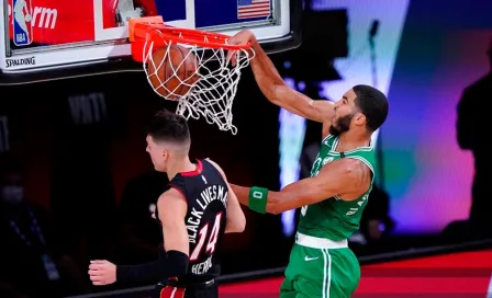 NBA: Jaylen Brown y Tatum comandan victoria de Celtics sobre el Heat en Final del Este