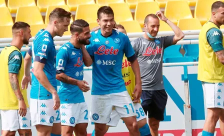 Chucky Lozano, titular y clave en el triunfo de Napoli ante Parma