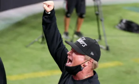 Video: Jon Gruden celebró con baile la victoria de Raiders ante Saints