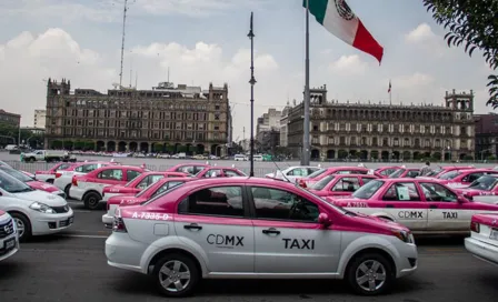 Taxistas: Se manifestaron contra apps de transporte y colapsaron la CDMX