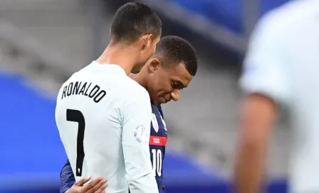 Cristiano Ronaldo: Saludó a Mbappé y Griezmann previo a positivo por Covid-19