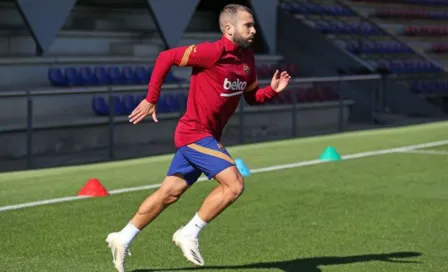 Barcelona: Jordi Alba volvió a los entrenamientos de cara al Clásico 