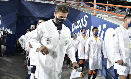 Pumas: Universidad y Pachuca rindieron homenaje a los médicos