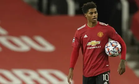 Manchetser United: Marcus Rashford marcó un triplete en goleada al RB Leipzig