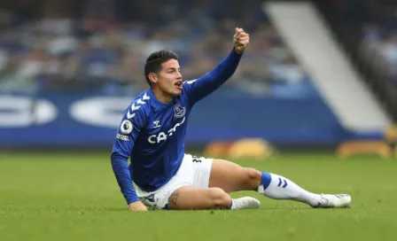 Everton: James Rodríguez, baja ante Newcastle por lesión