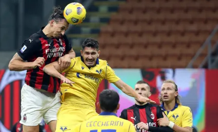 Milan: Zlatan Ibrahimovic rescató el empate ante Hellas Verona