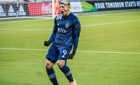 Alan Pulido: Votado como el mejor jugador ofensivo del Sporting Kansas de la temporada