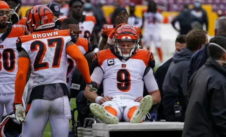 Joe Burrow: Querterback de Bengals se rompió múltiples ligamentos de la rodilla