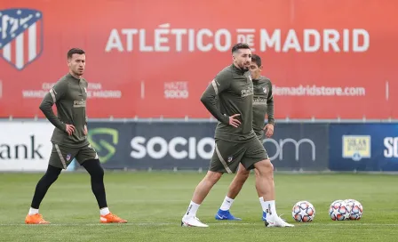 Héctor Herrera: Volvió a entrenar con el Atlético de Madrid