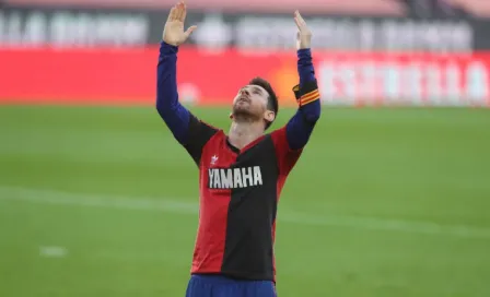 Messi: Homenajeó a Diego Maradona celebrado un gol con la playera de Newell's