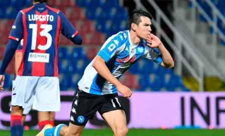 Chucky Lozano: Napoli goleó al Crotone 4-0 con un tanto del mexicano