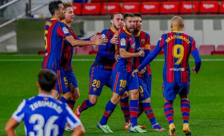 Barcelona vino de atrás para doblegar a la Real Sociedad  