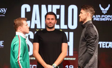 Canelo Álvarez y Callum Smith registran 168 libras en ceremonia de pesaje 