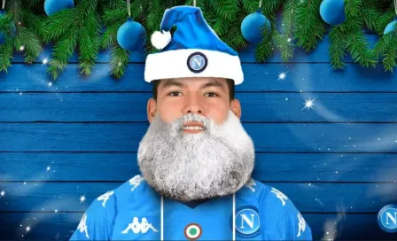 Chucky Lozano: Napoli invitó a sus seguidores a encontrar al Papá Noel napolitano