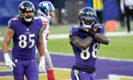 NFL: Ravens derrotaron a los Giants y luchan por un lugar como comodín