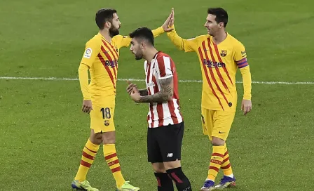 Messi brilló y marcó doblete para Barcelona venciera al Athletic