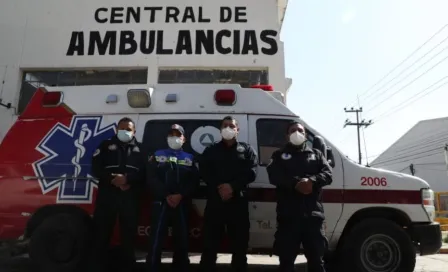 Paramédicos de Ecatepec atienden entre nueve y once pacientes graves por Covid-19 al día