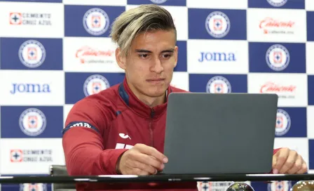 Alexis Peña en su presentación con Cruz Azul: 'Soy una persona disciplinada'