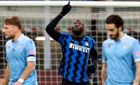 Serie A: Doblete de Lukaku en victoria sobre la Lazio da al Inter de Milán el liderato