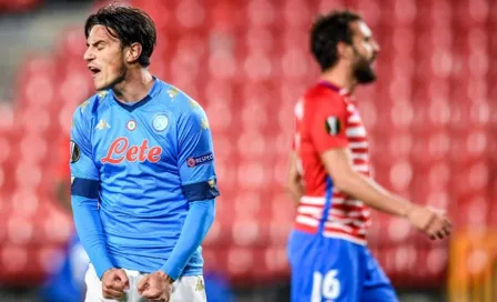 Hirving Lozano: Sin el mexicano, Napoli cayó ante Granada en la Europa League