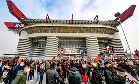 Milan vs Inter: Aficionados vivieron momentos de tensión previo al derbi