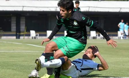 Video: Jugador de Santos Sub 20 sufrió aparatosa lesión ante Pumas