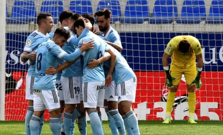 Néstor Araujo: Celta venció al Huesca en un partido lleno de goles y remontadas