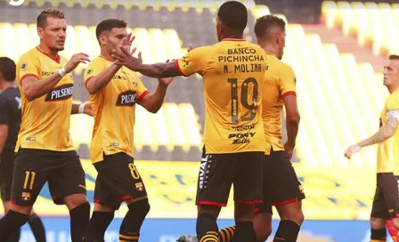 Aucas jugó con siete jugadores por Covid-19 y fue derrotado por el Barcelona