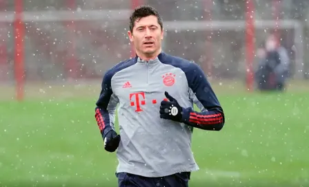 Bayern Munich: Robert Lewandowski regresó a entrenar tras lesión en rodilla