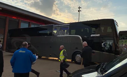 Real Madrid: Autobús merengue, dañado por aficionados del Liverpool