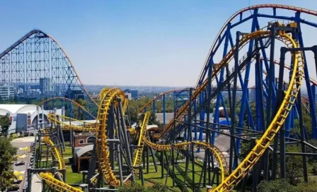 Detienen a dos jóvenes en la entrada de Six Flags que portaban una subametralladora