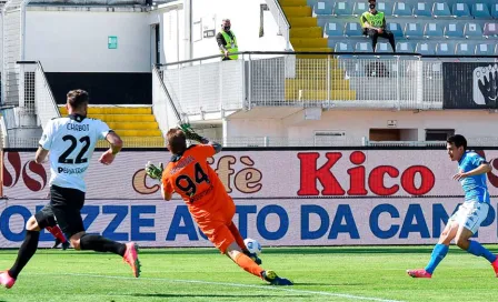 Chucky Lozano: Selló la goleada del Napoli contra el Spezia 