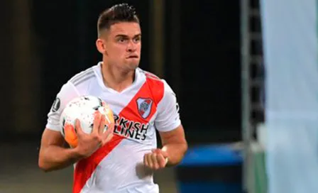 Rafael Borré marcó en victoria de River Plate y dedicó festejo a su natal Colombia