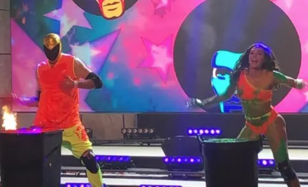 Video: Tinieblas Jr. le dio una nalgada a Macky González en "Las estrellas bailan en Hoy"