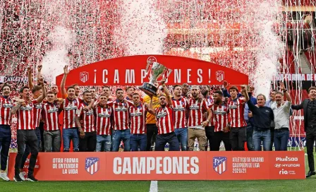 Atlético de Madrid celebró el título de LaLiga 2020-21