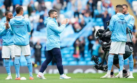 Manchester City rindió homenaje a Sergio Agüero en su partido final con el club