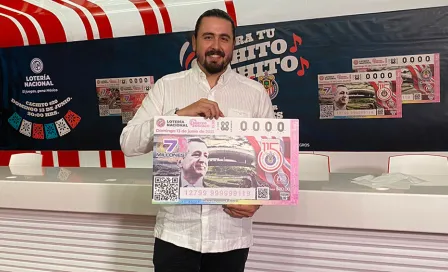 Chivas presentó boletos de la Lotería Nacional por su 115 aniversario