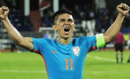 Sunil Chhetri, de India, superó a Messi en el Top 10 de los máximos anotadores con selección